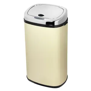 Chroma 42 Litre Motion Sensor Rubbish bin Cream