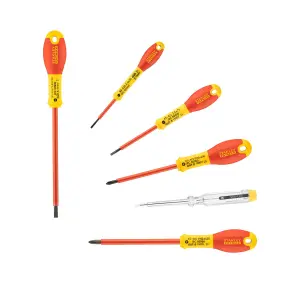 Stanley FatMax 6 piece Mixed VDE Electrical screwdriver set