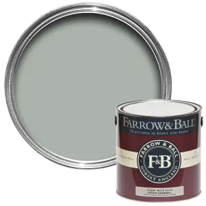 Farrow & Ball Estate Light Blue No.22 Eggshell Paint, 2.5L