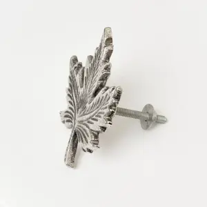 Melody Maison Silver Maple Leaf Drawer Knob