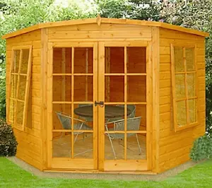 Hampton High Spec Shiplap Summerhouse Garden Sun Room Approx 10 x 10 Feet