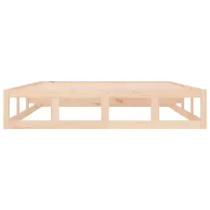 Berkfield Bed Frame 120x190 cm Small Double Solid Wood