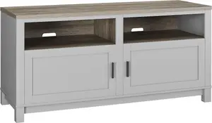 Carver TV-Stand with Storage Grey