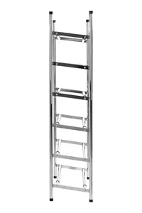 Maison by Premier Six Tiers Chrome Shoe Rack