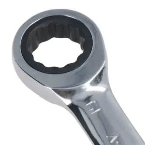 19mm Stubby Ratchet Combination Spanner Metric Wrench 72 Teeth SPN12