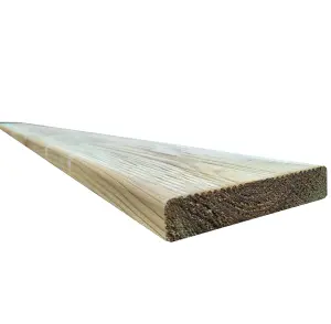 Snowdon Timber Factory Reject DB271458T8 Treated Decking Board (L) 2.4m (W) 145mm (T) 27mm 8 Pack