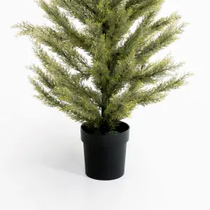 Blooming Artificial - Faux Conifer Tree - Outdoor Cedar Topiary Garden Plant