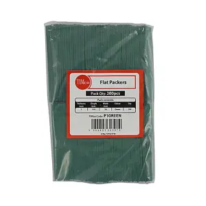 TIMCO Glazing Packers Green - 100 x 28 x 1