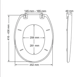 Bemis Buxton Hunter Green Toilet Seat Ultra-Fix 2850CPT107