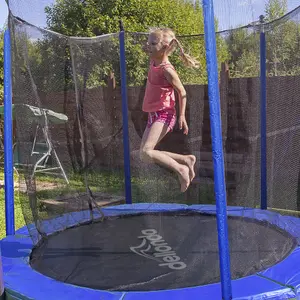 1830mm Kids 6ft Trampoline with Safety Net for Outdoor Fun - 50KG Weight Limit