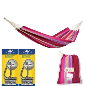 Barbados Hammock Post Perfect Hanging Set Grenadine