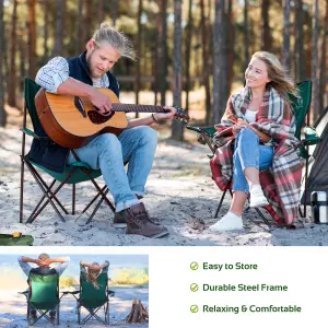 Milestone Camping Folding Camping Chair - Green