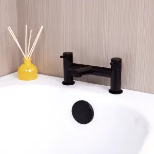 Flode Kumla Bath Filler - Matt Black