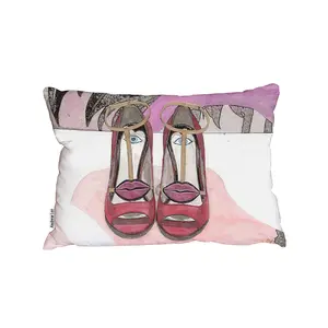 Lips shoes (Outdoor Cushion) / 45cm x 30cm