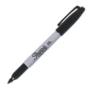 Sharpie Permanent Fine Tip Marker Pens Black 2 Pack SHP1985860 XMS21MARKER