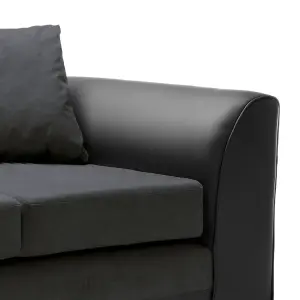 Dylan Collection 2 Seater Sofa in Black