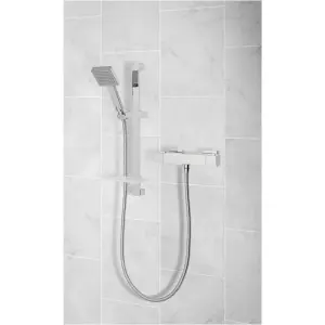 Triton Excellente Chrome effect Rear fed Thermostatic Mixer Shower