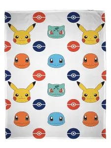 Pokémon Badges Fleece Blanket (One Size)