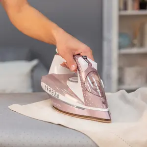 Russell Hobbs 23972 Pearl Glide Steam Iron with Pearl Infused Ceramic Soleplate