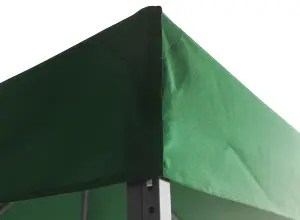 SunDaze 1-Tier Replacement Top Fabric for 3x3m Gazebo Pavilion Roof Canopy Green