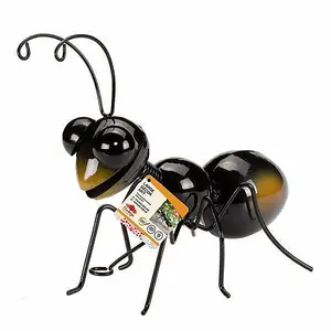 Large Metal Ant Ornament Outdoor Garden Figure Novelty Animal Insect Statue Wall