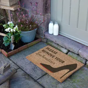 Please Remove Your Louboutins Doormat (60 x 40cm)