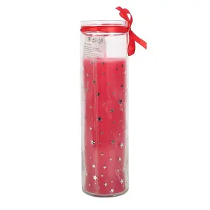 Something Different Advent Vanilla Tube Candle Red (One Size)