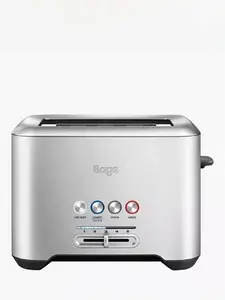 Sage A Bit More 2-Slice Toaster, Brushed Metal