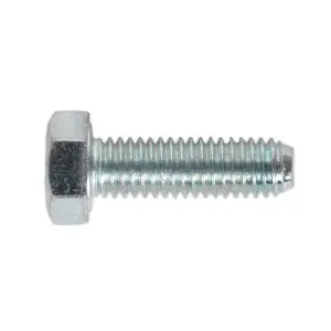 Sealey HT Setscrew M5 x 16mm 8.8 Zinc Plated DIN 933 - Pack of 50 Pieces SS516