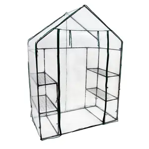 Oypla 3-Tier 4 Shelf Mini Walk-in Growhouse Garden Greenhouse