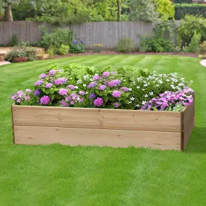 Greena Rectangular Raised Bed 30 cm High, 60 x 120cm