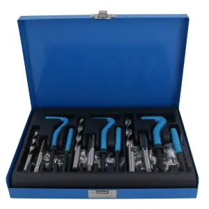 Thread installation and repair kit helicoil set 88pc metric sizes M6 to M10