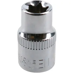 E11 Female Torx Socket Star Bit 3/8" Drive Standard External Chrome Vanadium