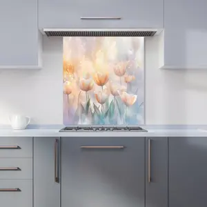 Ava Sterling: 00028 Premium Glass Kitchen Splashback W600mm x H650mm