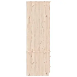 Wardrobe ALTA 90x55x170 cm Solid Wood Pine