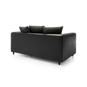 Dylan Collection 2 Seater Sofa in Black