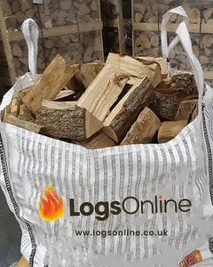 Kiln Dried Birch Firewood Logs Bulk Bag 250kg