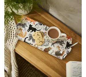 Feline Friends Animal Print 70% Polypropylene Small Tray