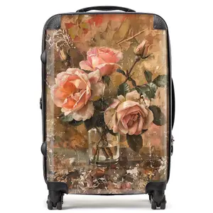 Vintage Roses Suitcase - Medium