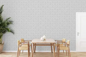 SK Filson Grey Divine Plates Wallpaper