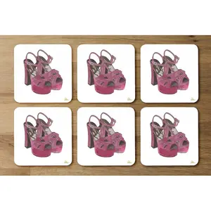 Square 6 Piece Coaster Set (Set of 6)