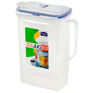 Locknlock Hydration Rectangular Fridge Door Jug, 2L