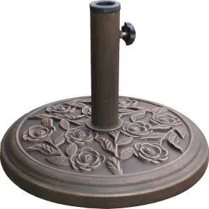 9KG Garden Parasol Round Base Rose