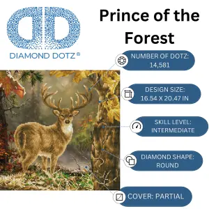 PRINCE OF THE FOREST - Diamond Painting Kit: Prince of the Forest - Diamond Dotz