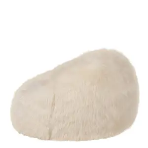 Icon Kids Faux Fur Fluffy Bean Bag Chair Natural