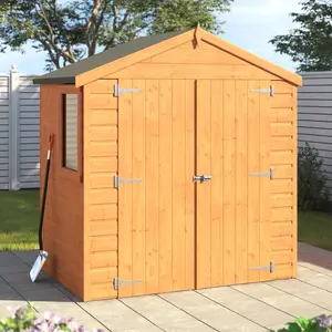 6 Ft. W x 4 Ft. D Shiplap Apex Wooden Shed No