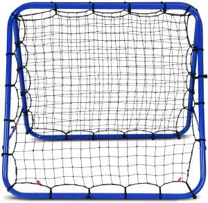 Costway Double-sided Football Training Net Pro Rebounder Net Kickback Target Goal