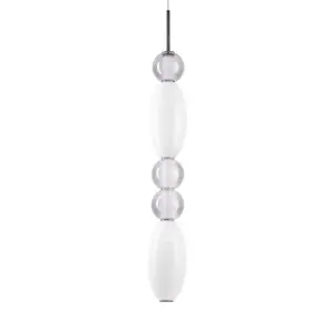 Ideal Lux Lumiere Integrated LED Slim Pendant Ceiling Light Black 4550Lm 3000K