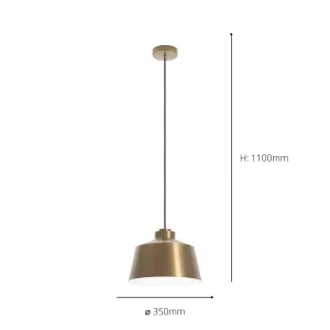 EGLO SOUTHERY Gold Pendant Light