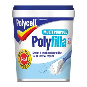 Polycell White Ready mixed Filler, 1kg